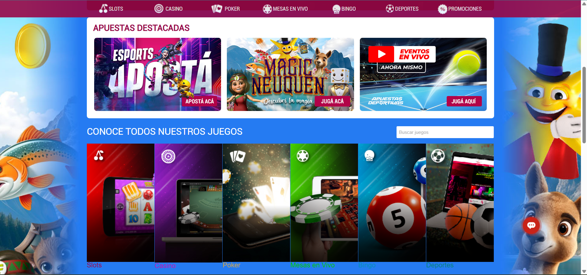 argentina casino 2 screen