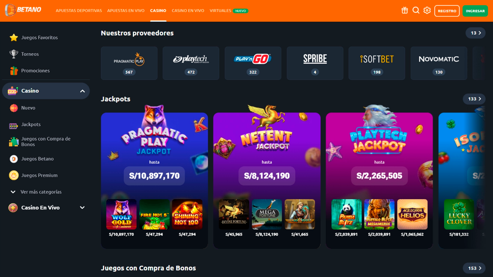 argentina casino 3 screen