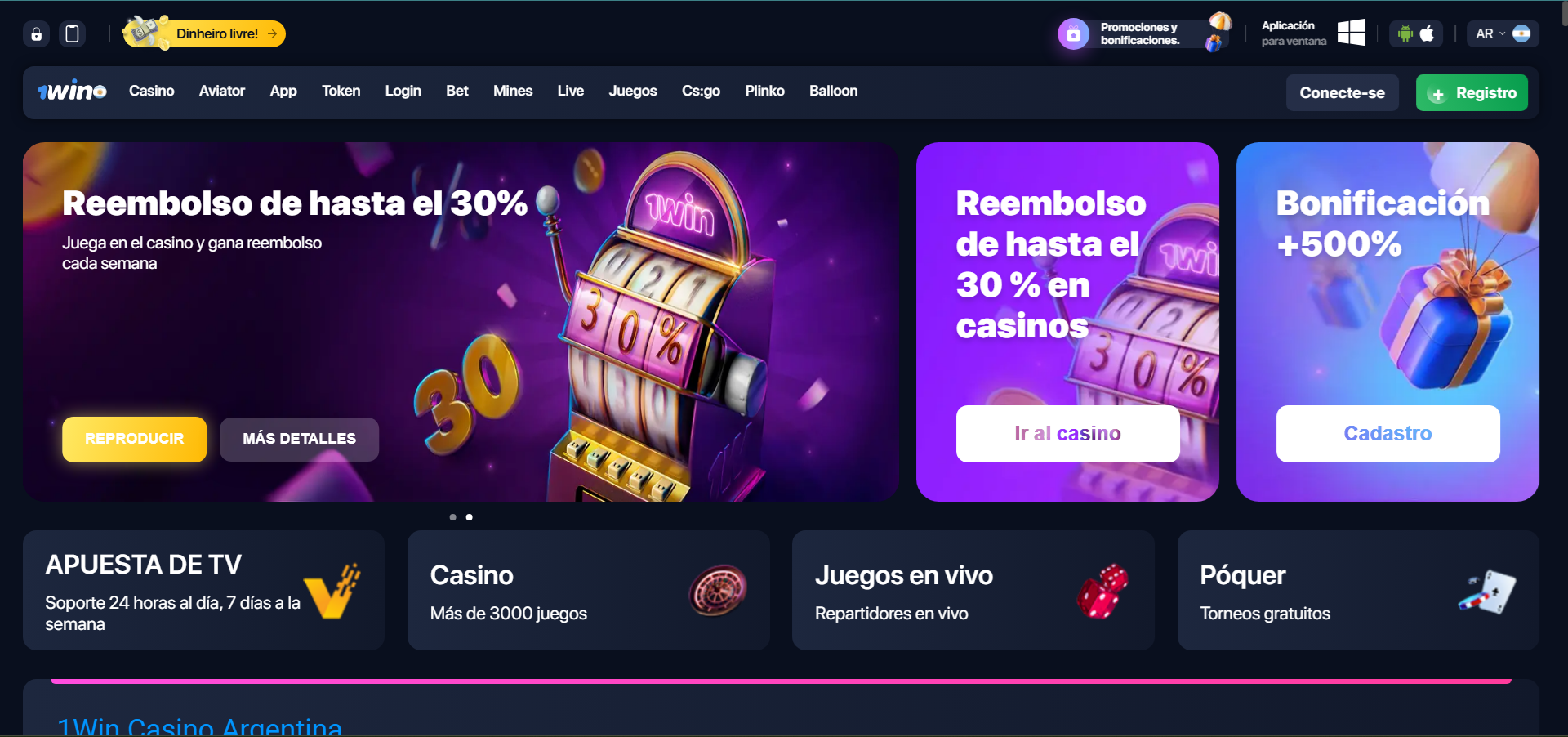 argentina casino 4 screen